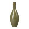 27 in. Round River Moss Ceramic Bottle Vase