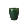 Ossal 13 in. Green Ceramic Planter