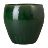 Ossal 23.5 in. Green Ceramic Planter
