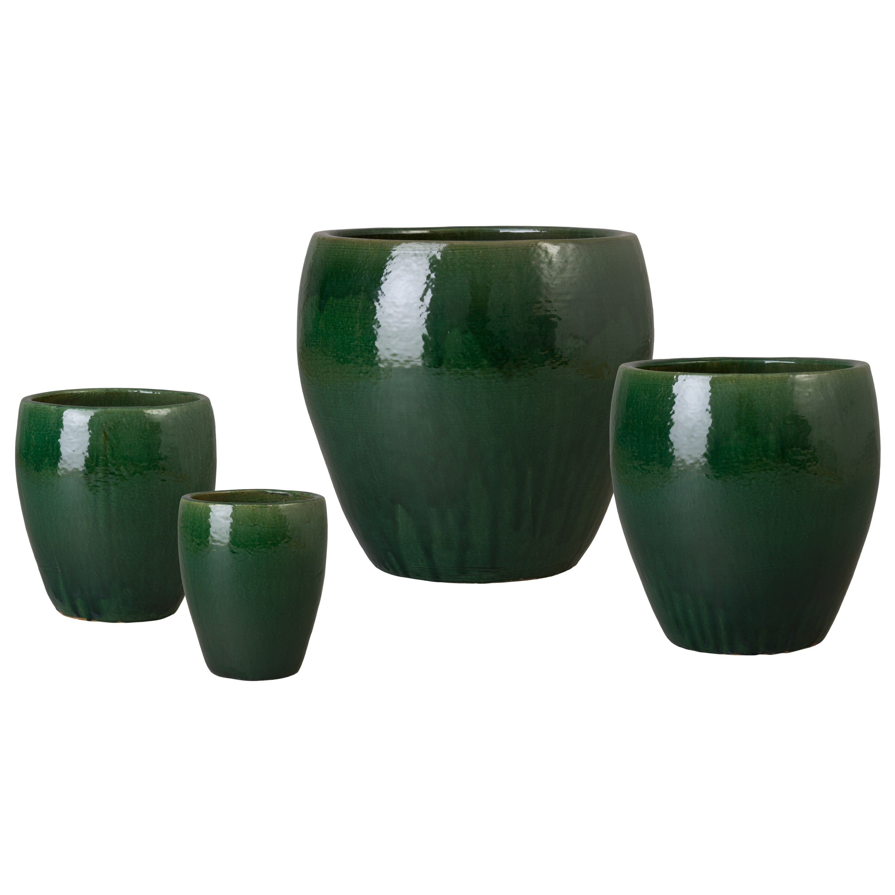 Ossal Set of 4 Java Ceramic Planters | Emissary