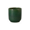Barrel 11 in Round Green Ceramic Planter