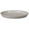 19 in. White Ceramic Saucer