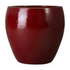 Ossal 23.5 in. Red Ceramic Planter