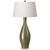 Bottle 45 in. River Moss Ceramic Lamp