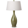 Bottle 40 in. River Moss Ceramic Lamp