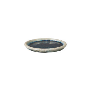 8 in. Blue Snow Ceramic Saucer