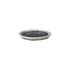 8 in. Blue Snow Ceramic Saucer