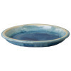 18 in. Blue Snow Ceramic Saucer