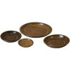 Set of 4 Moss Java Ceramic Saucers