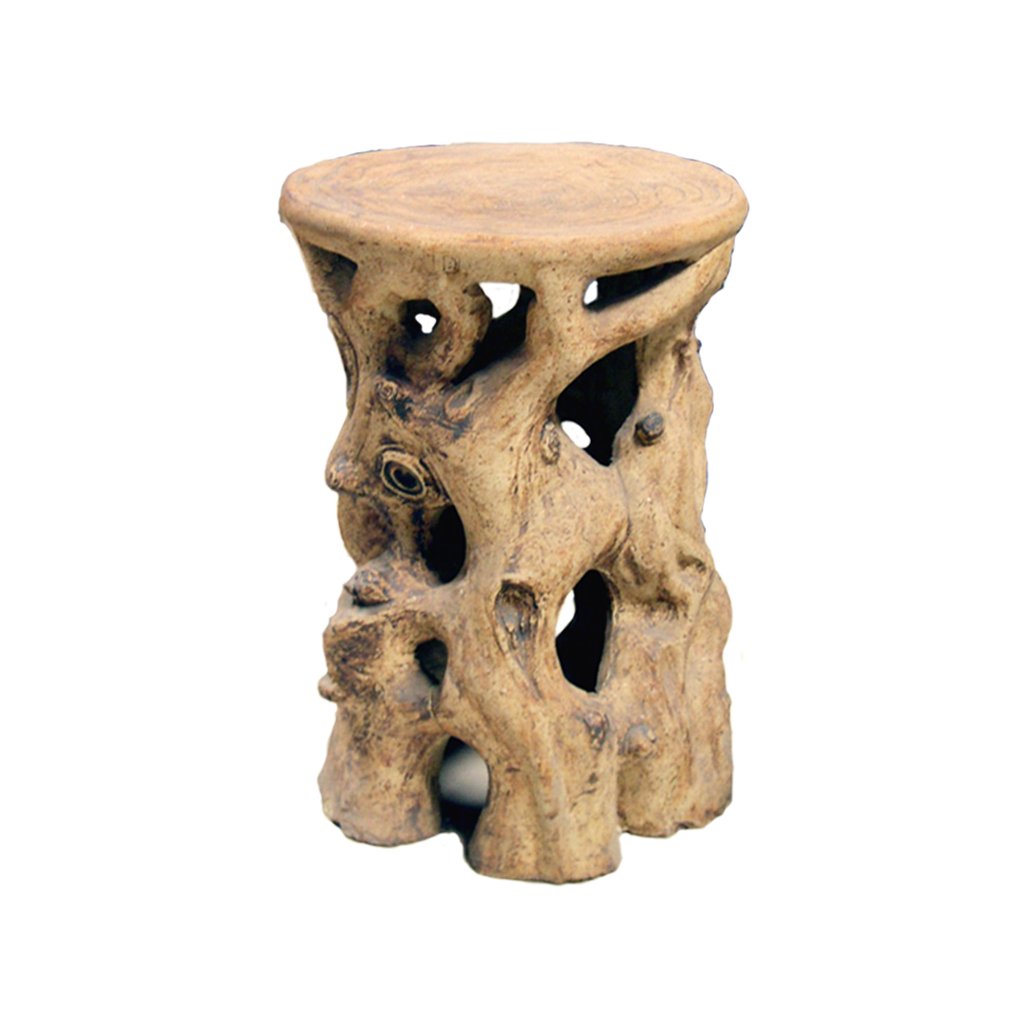 19 in. Tree Trunk Stool