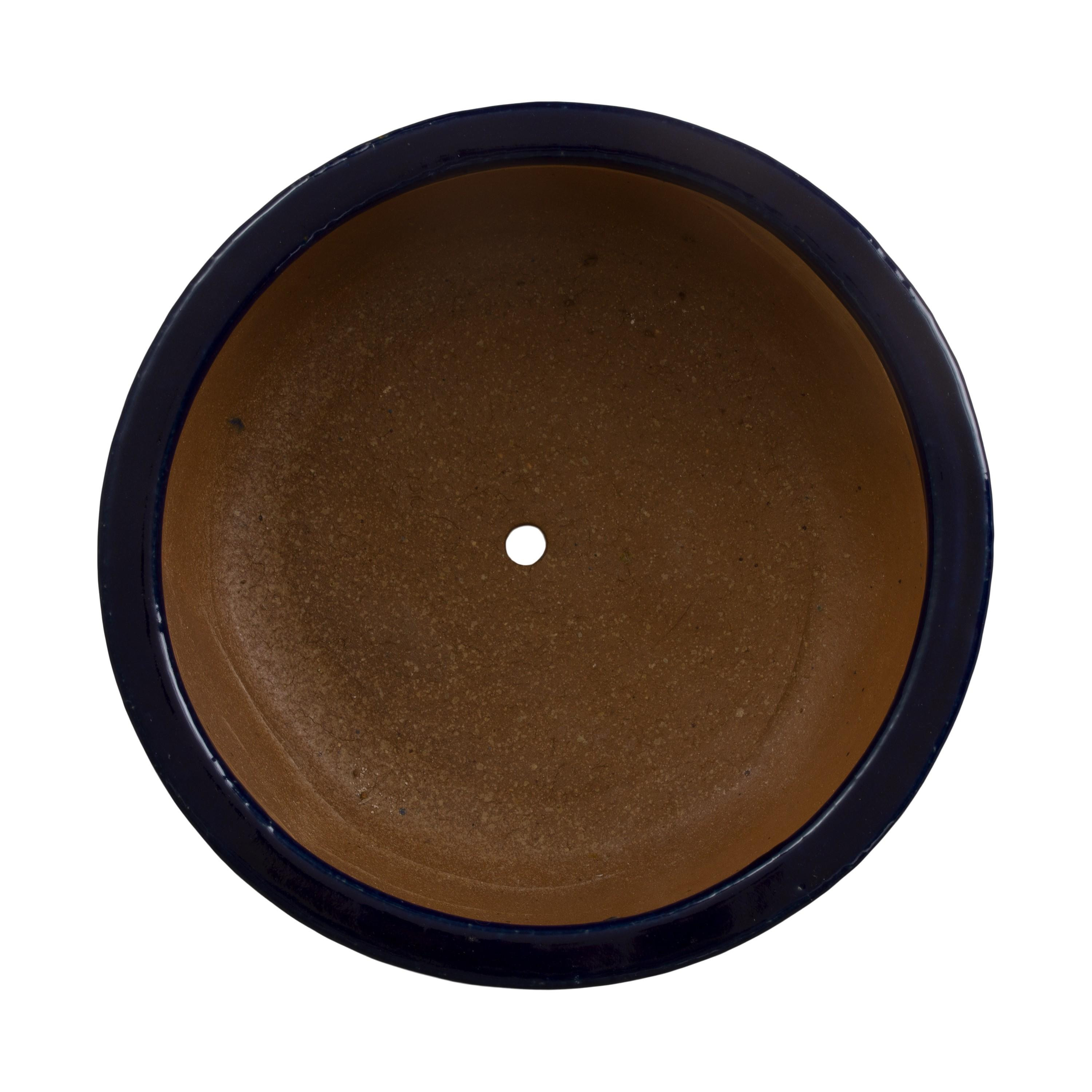 8 in. Shallow Ceramic Lip Planter
