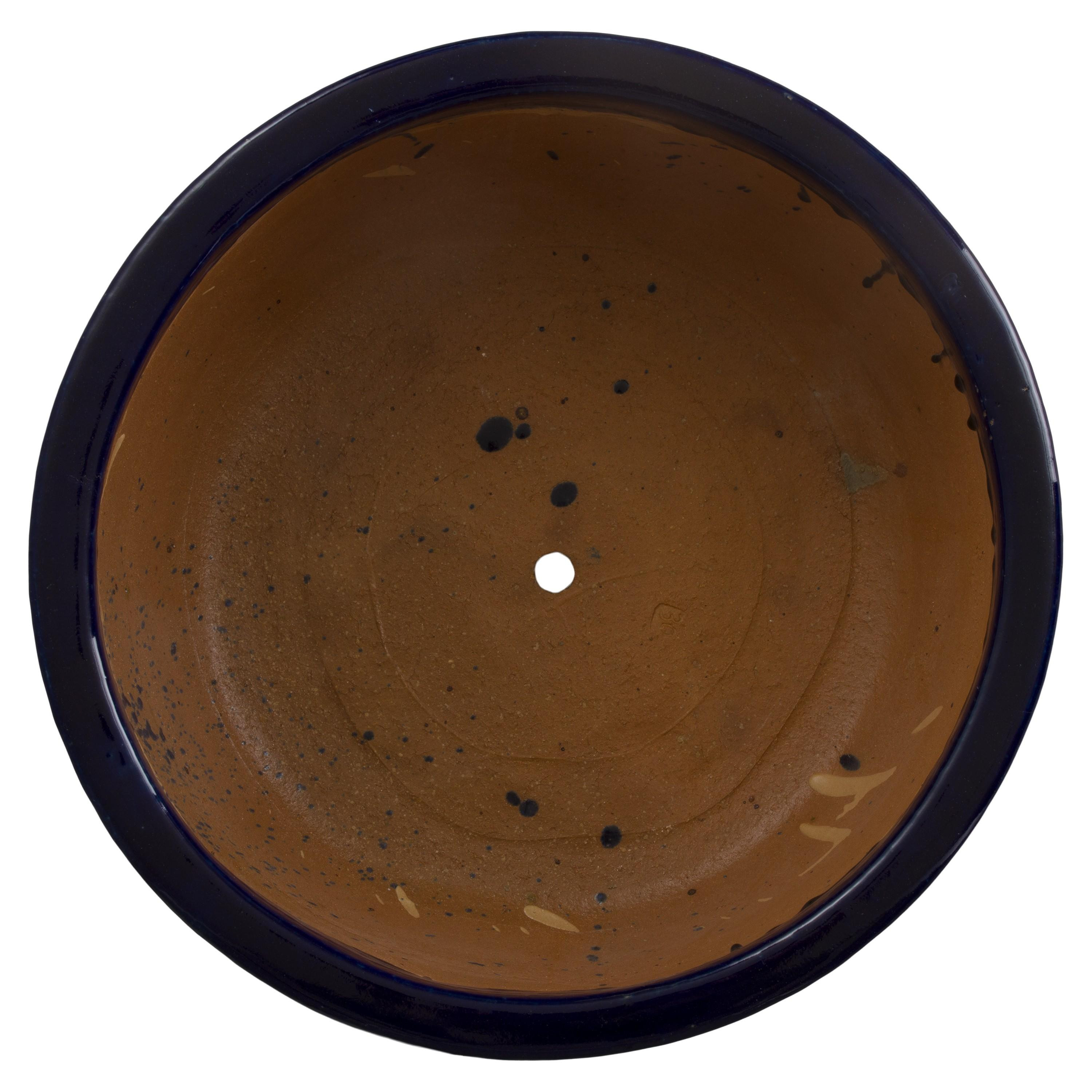10 in. Shallow Ceramic Lip Planter