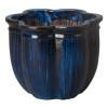 16 in. Scalloped Ceramic Planter