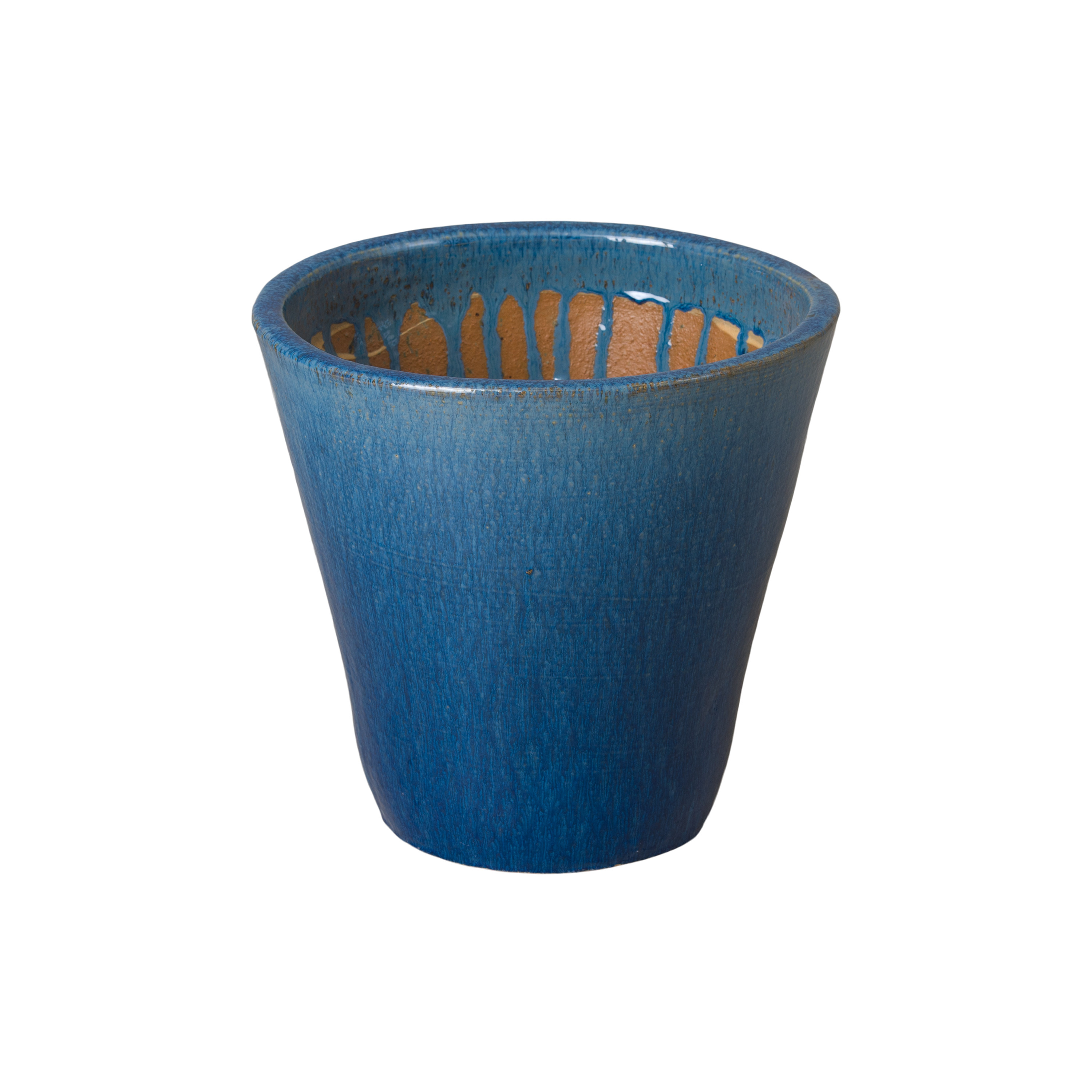 16 in. Tapered Ceramic Planter