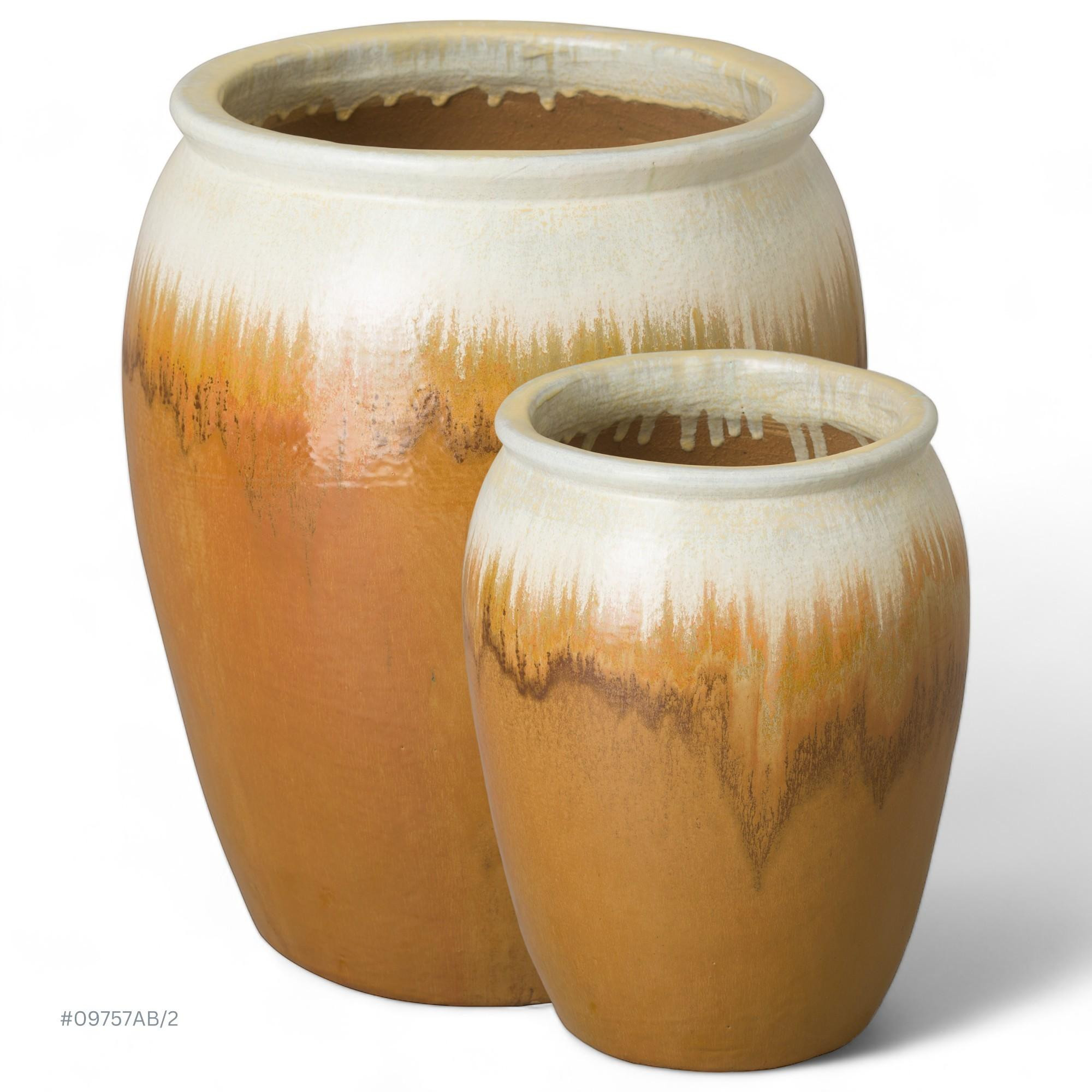 30 in. Tall Ceramic Planter