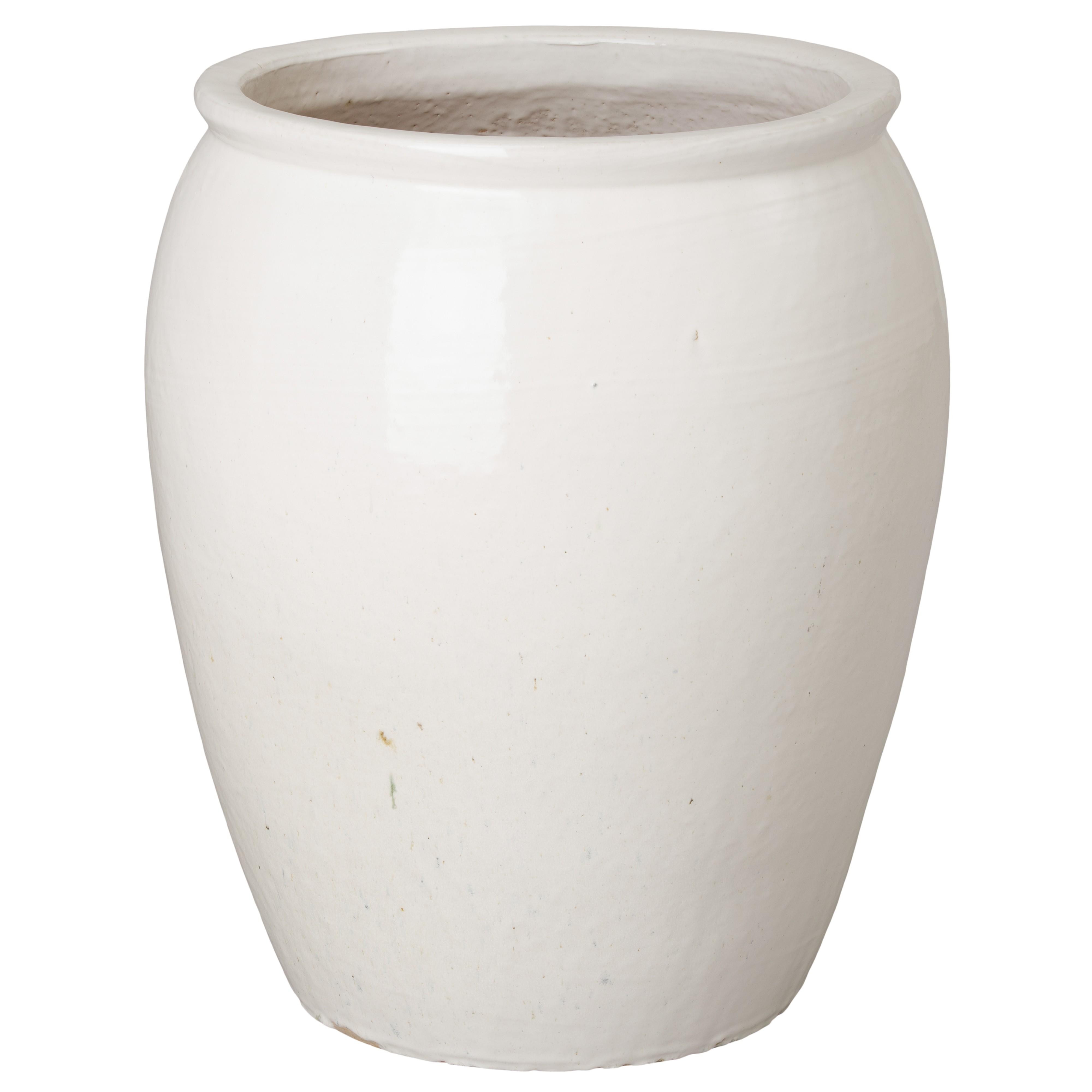 30 in. Tall Ceramic Planter