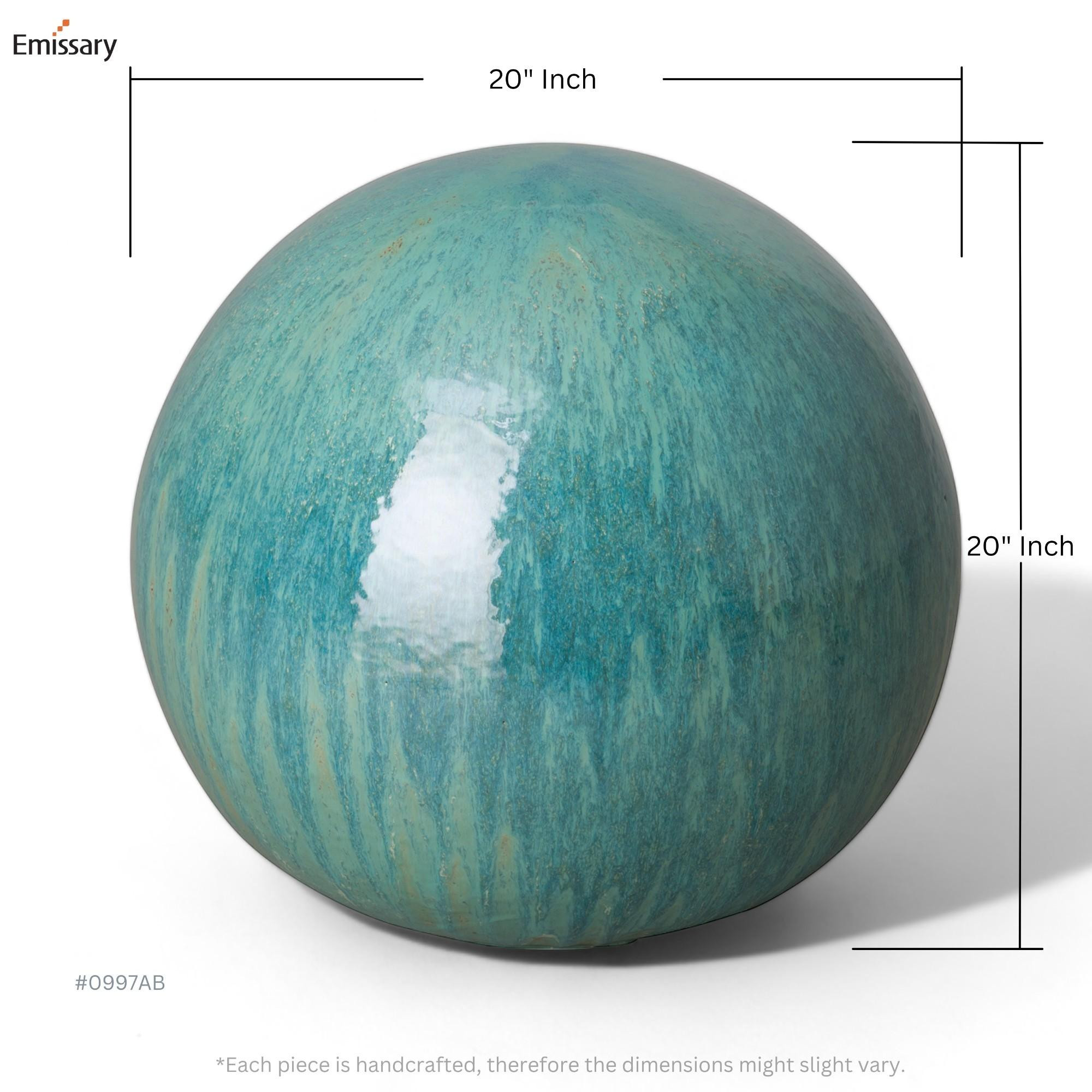 20 in. Dia Landscape Gazing Ball