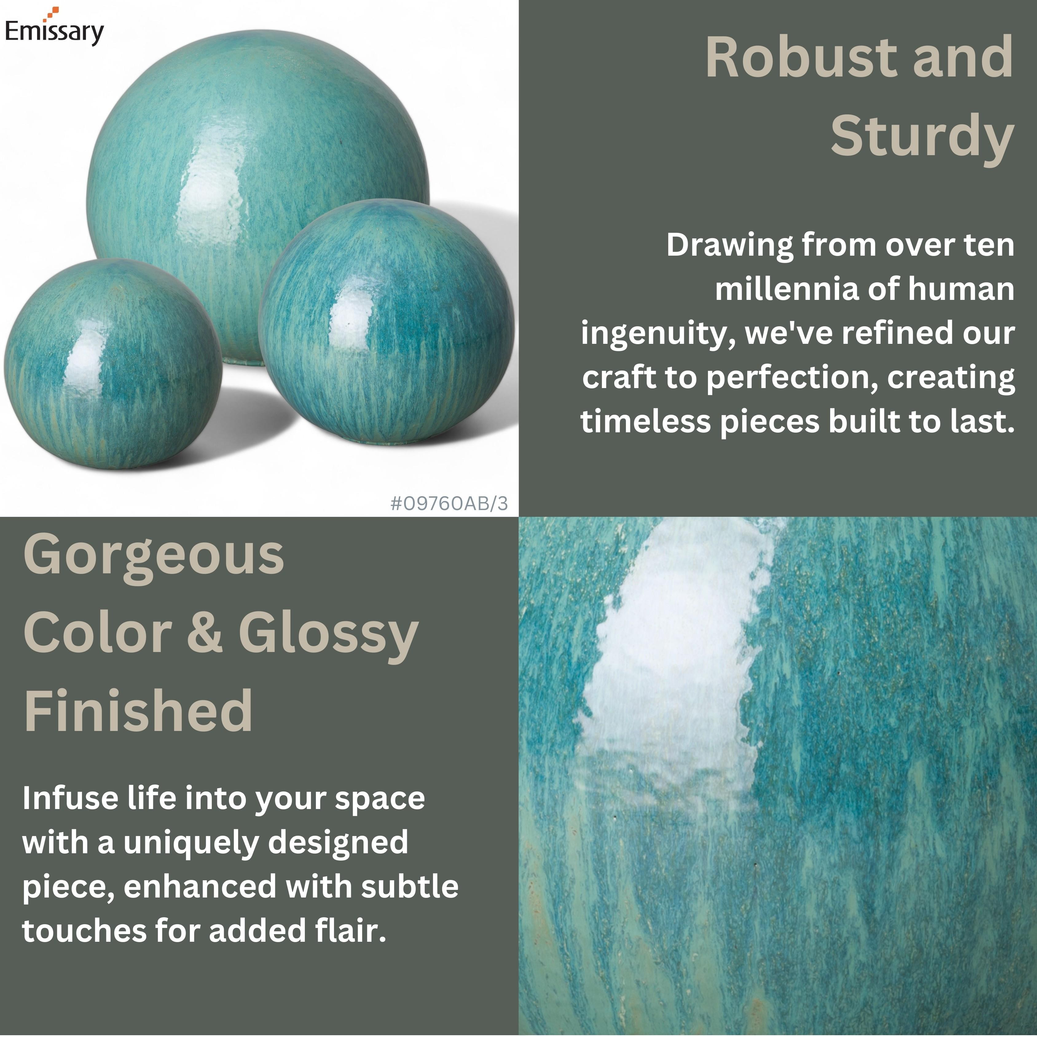 20 in. Dia Landscape Gazing Ball