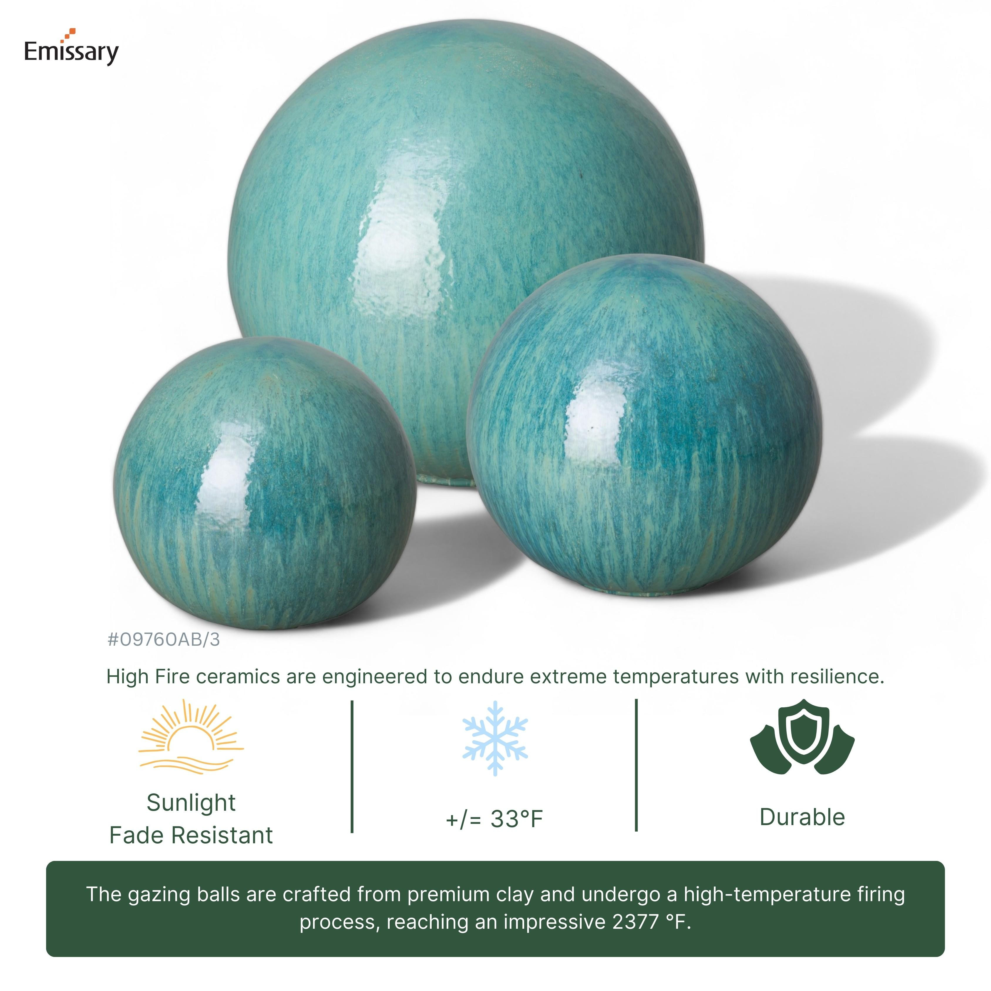 20 in. Dia Landscape Gazing Ball