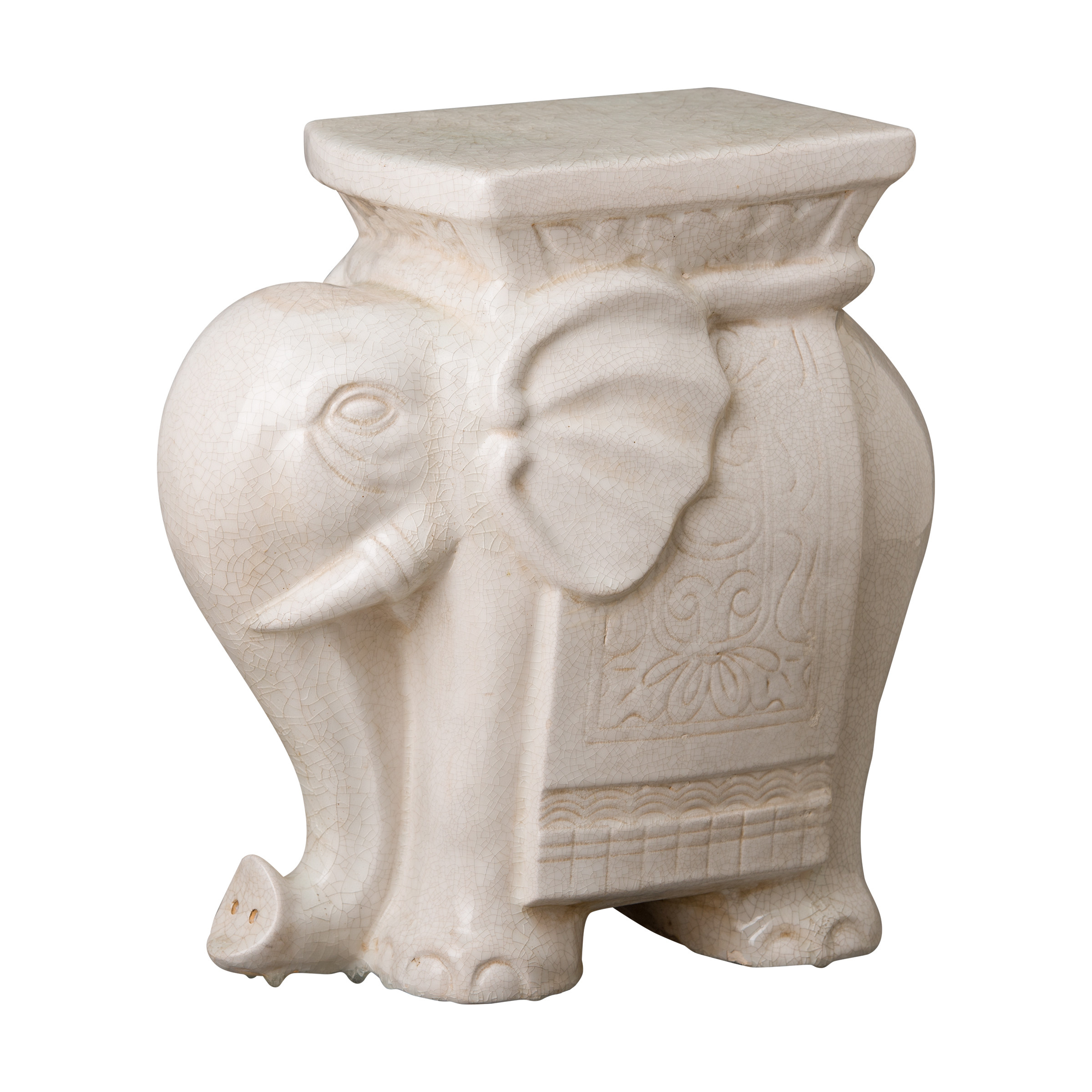 17.5 in. Elephant Garden Stool