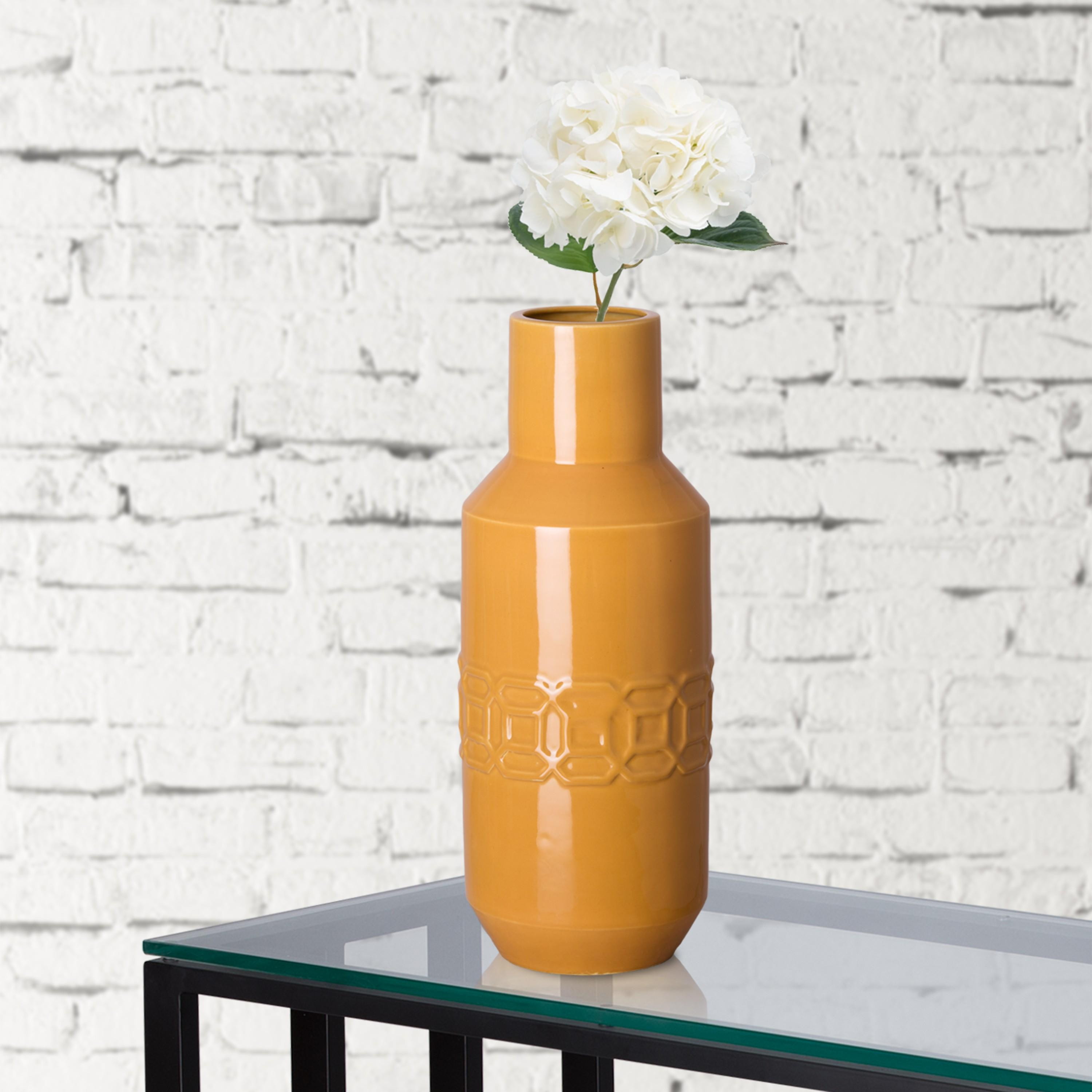 20 in. Axton Tall Ceramic Vase