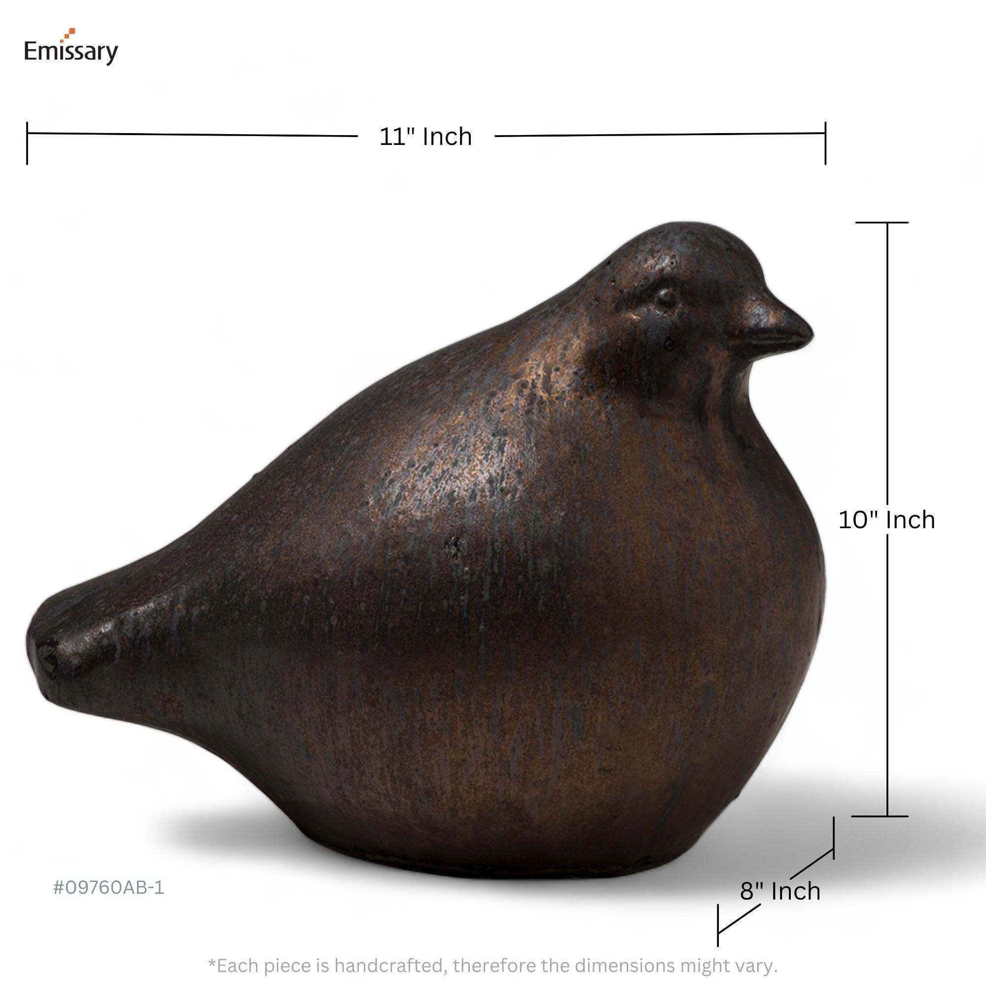 10 in. Quail Figurine