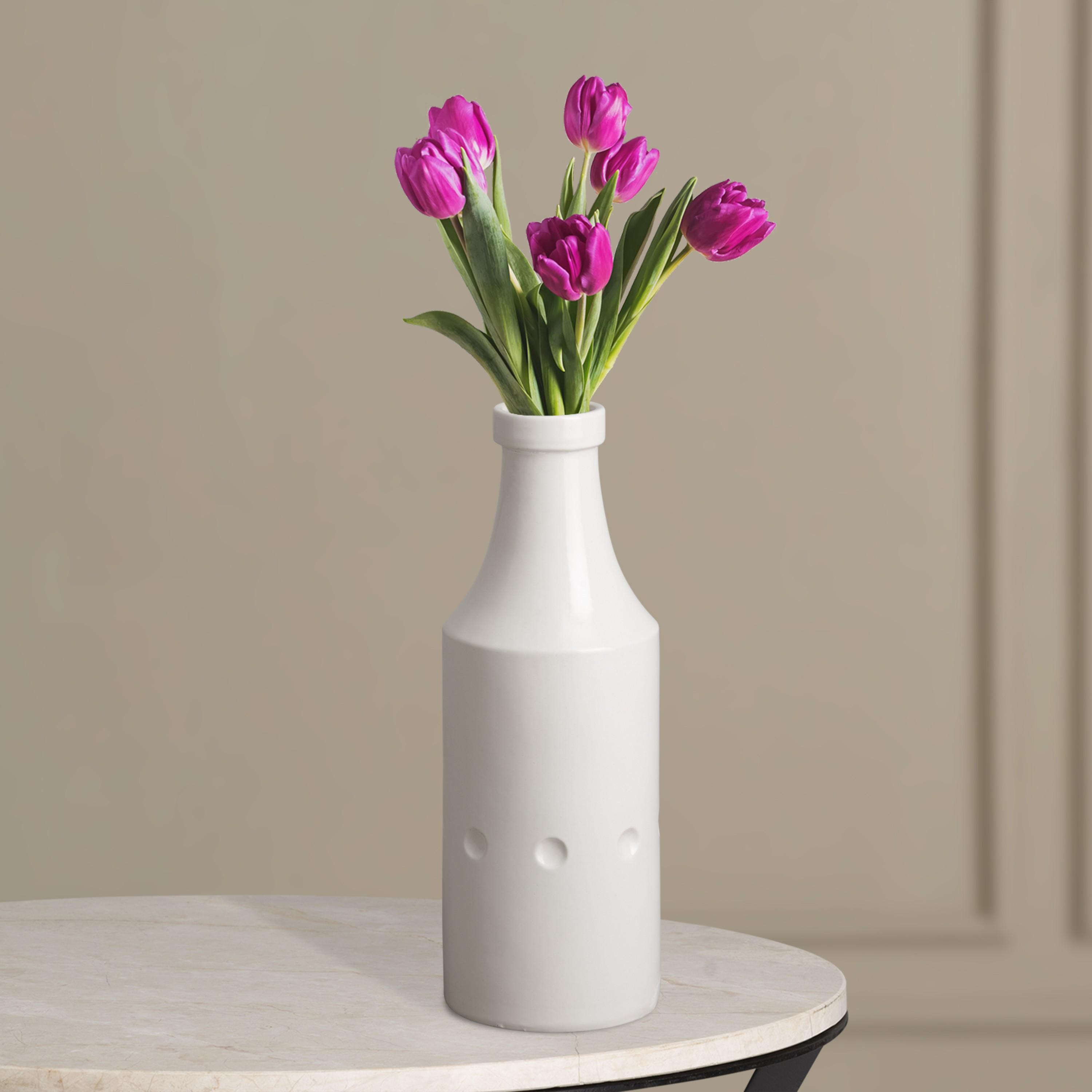 Tall Milk Jug Vase