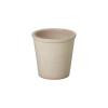 Pail 7 in. Cream Ceramic Planter