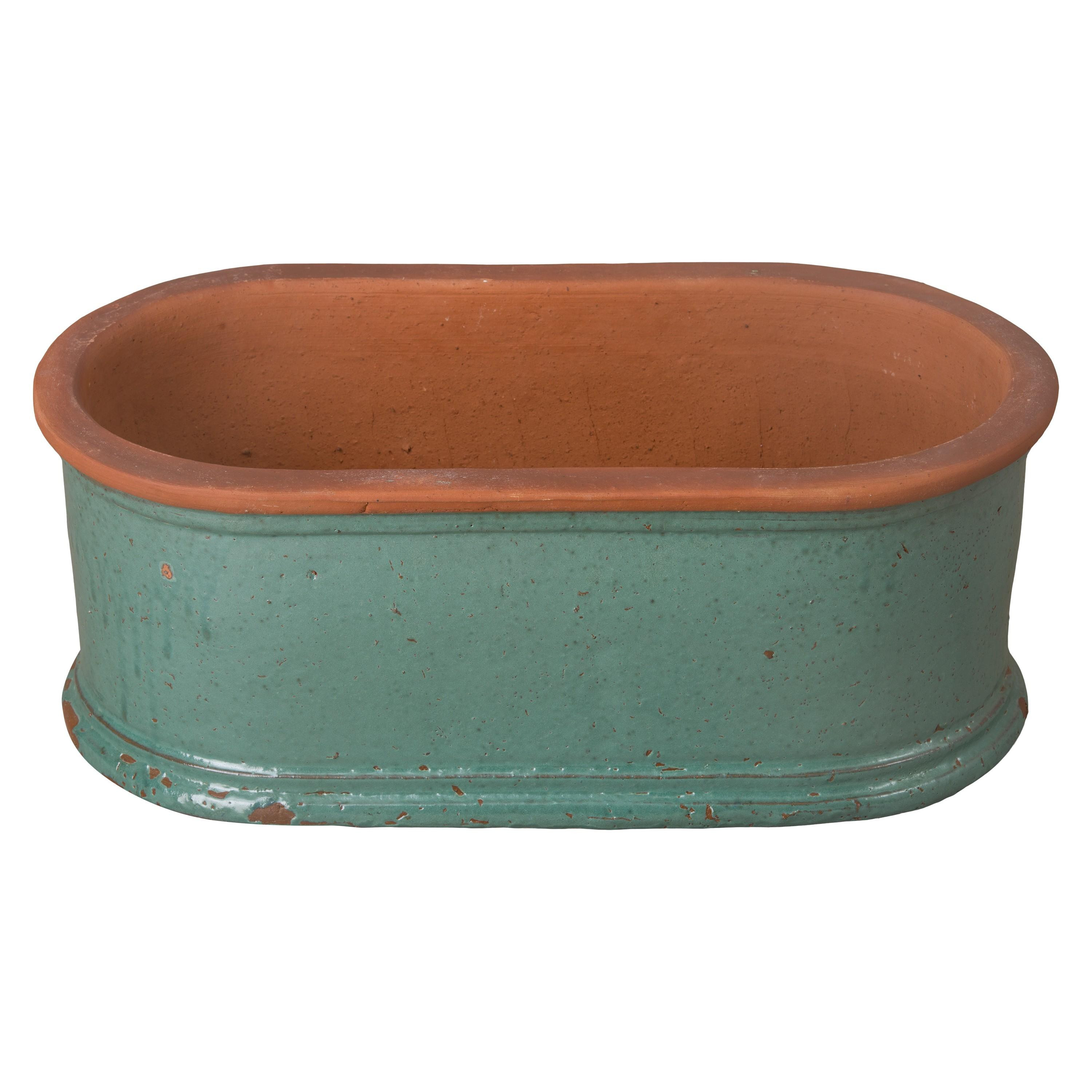 15 in. Oval Window Box Planter