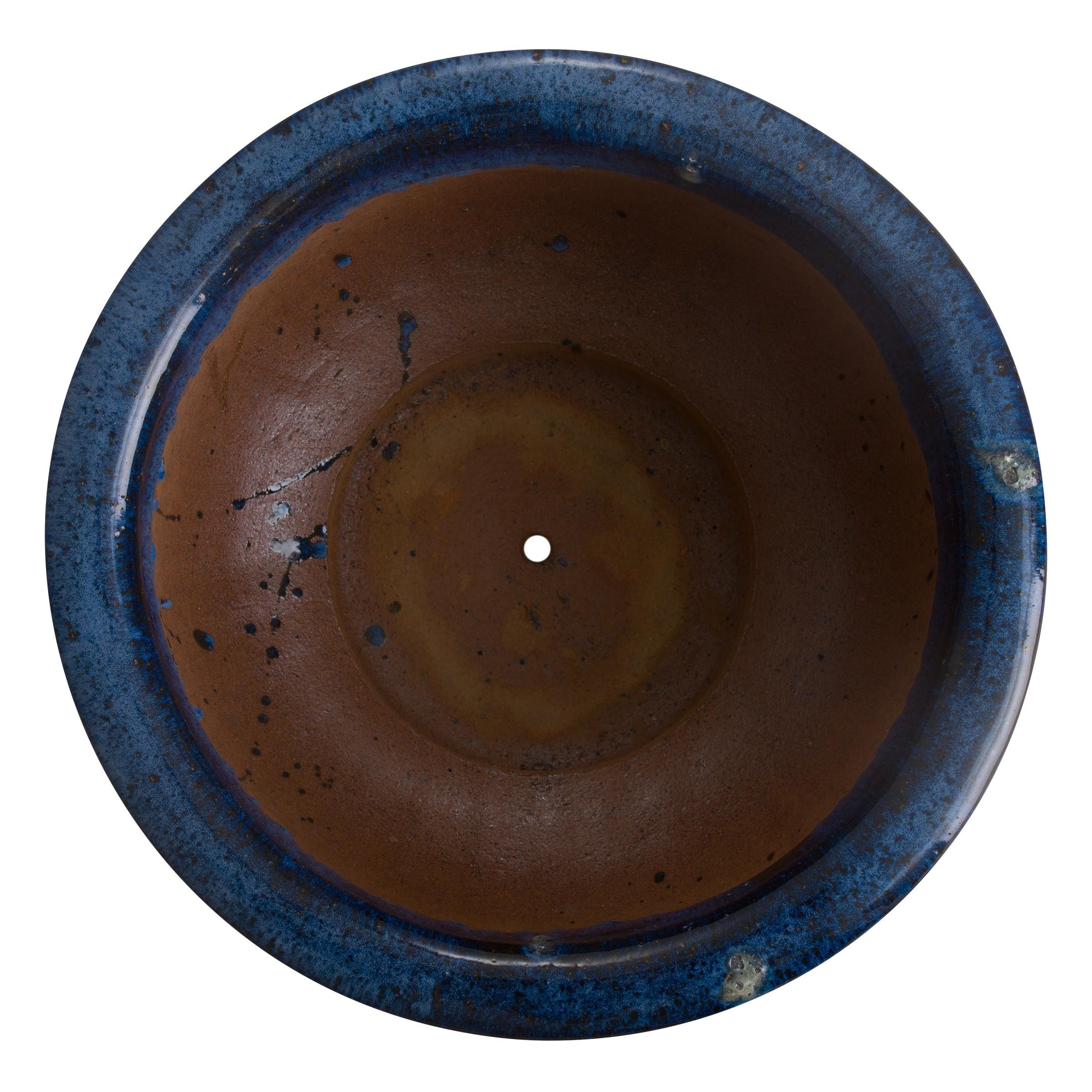 14.5 in. Pedestal Bowl Ceramic Planter