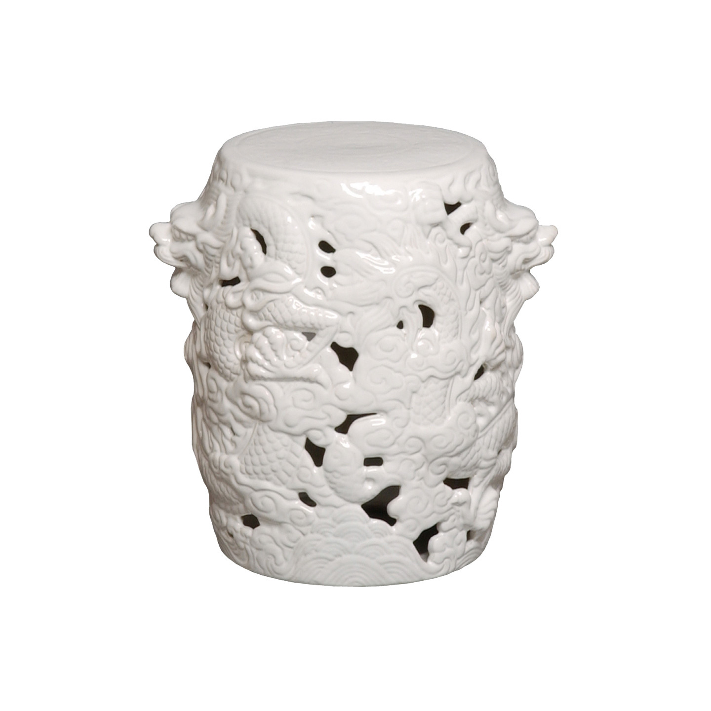 16 in. Dragon Garden Stool