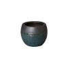 8 in. Round Net Ceramic Planter