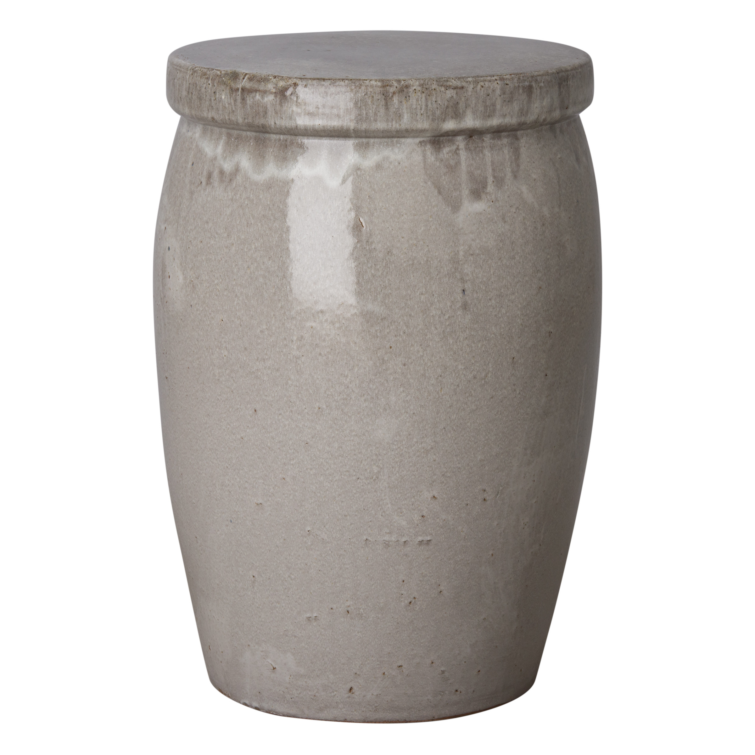 21 in. Drum Too Garden Stool