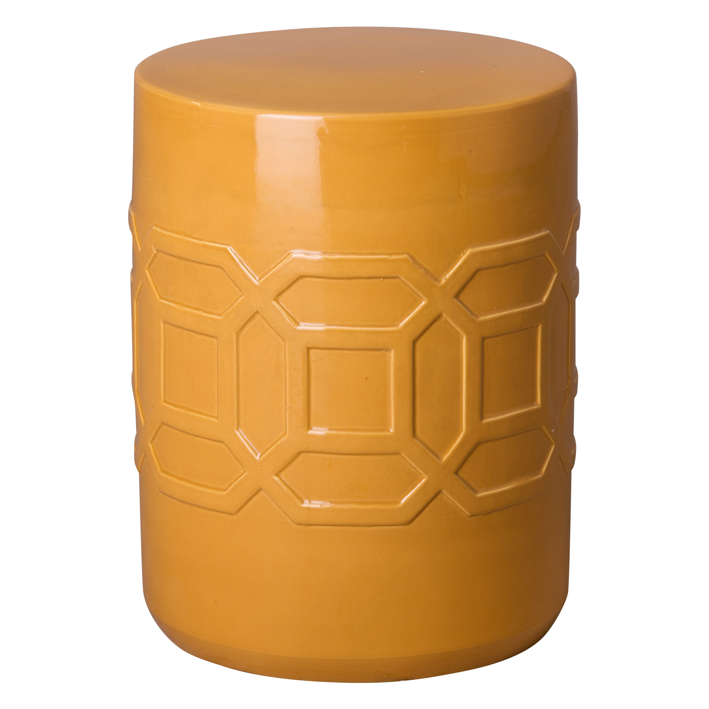 18 in. Axton Ceramic Garden Stool