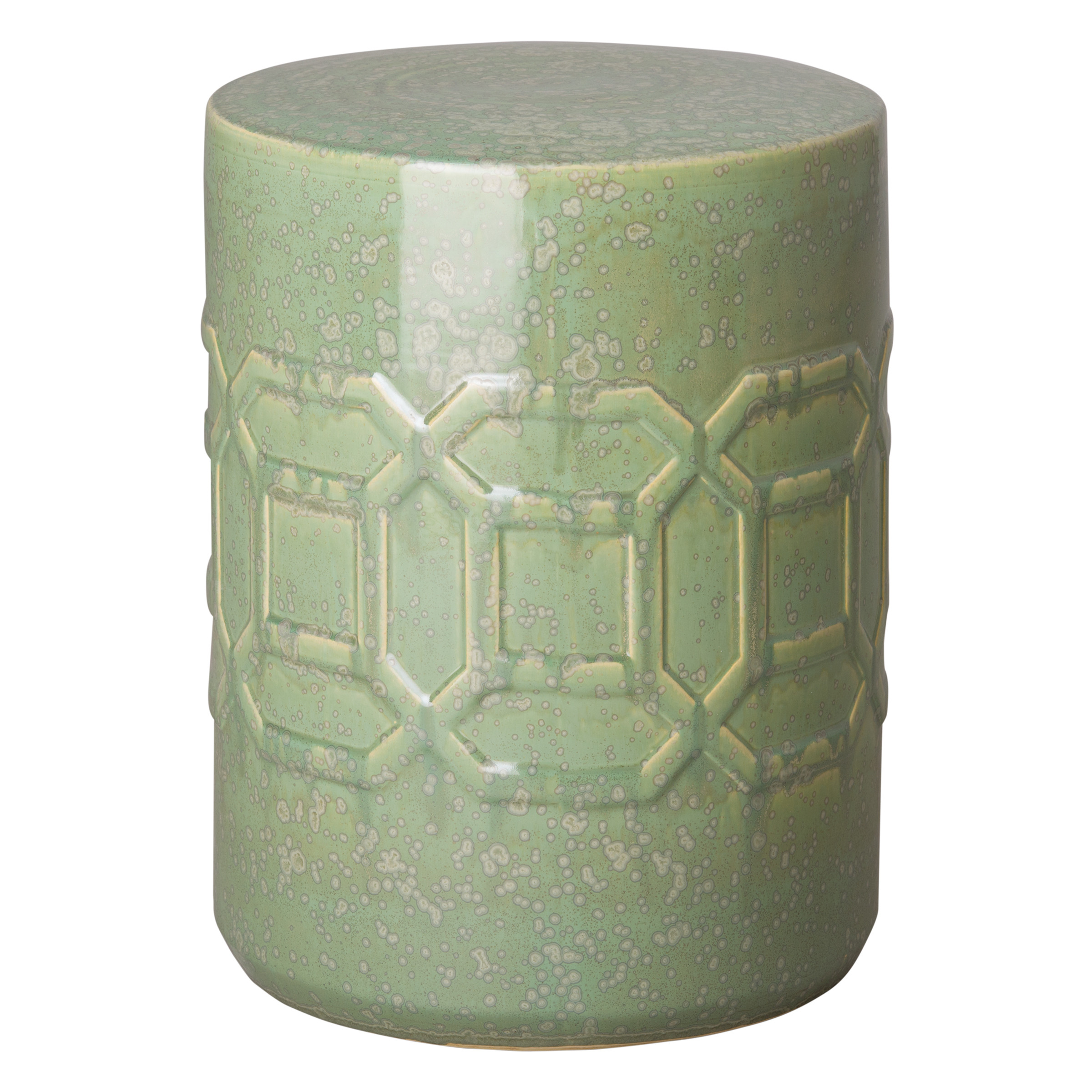 18 in. Axton Ceramic Garden Stool