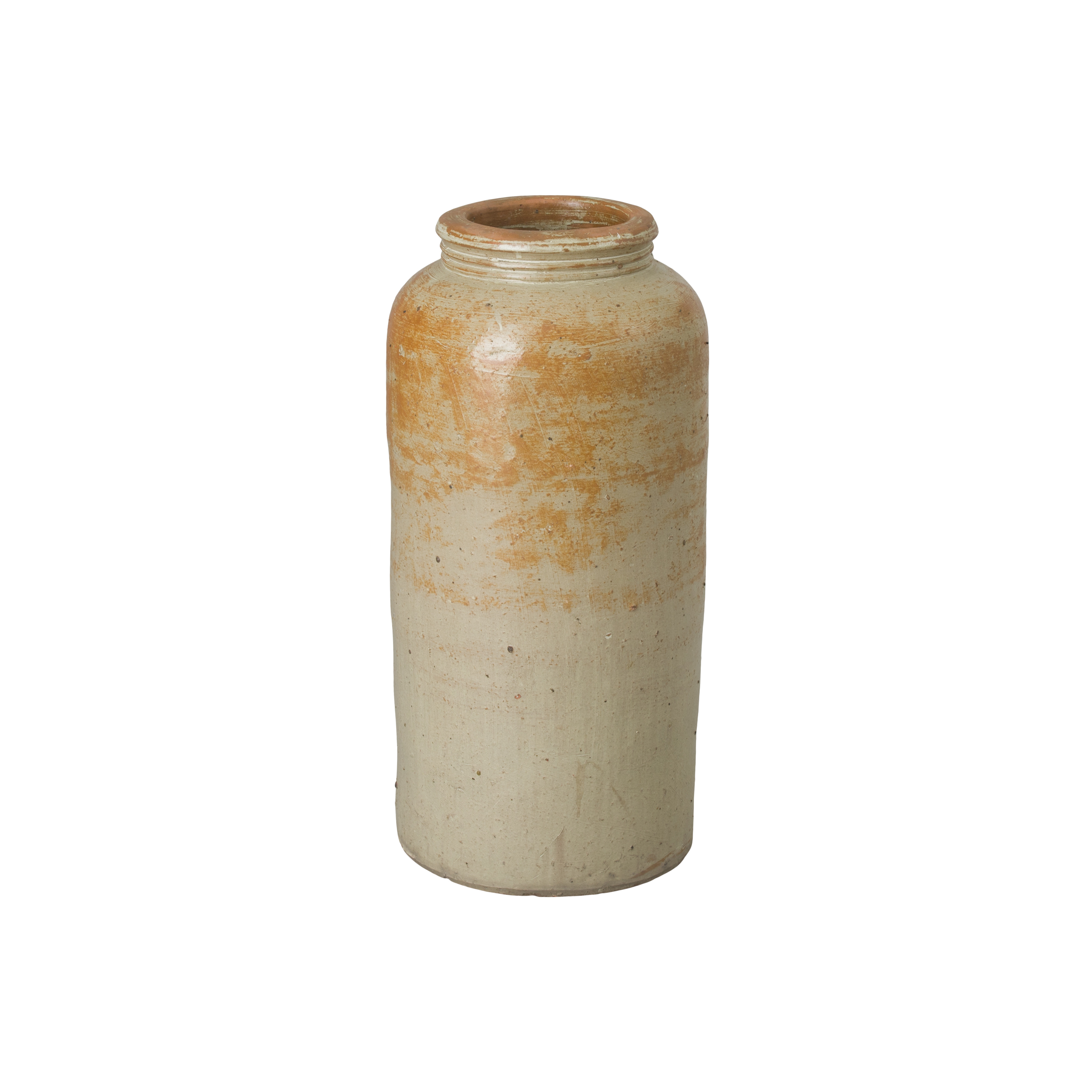 30 in. Heavy Storage Tropical Sand Ceramic Jar