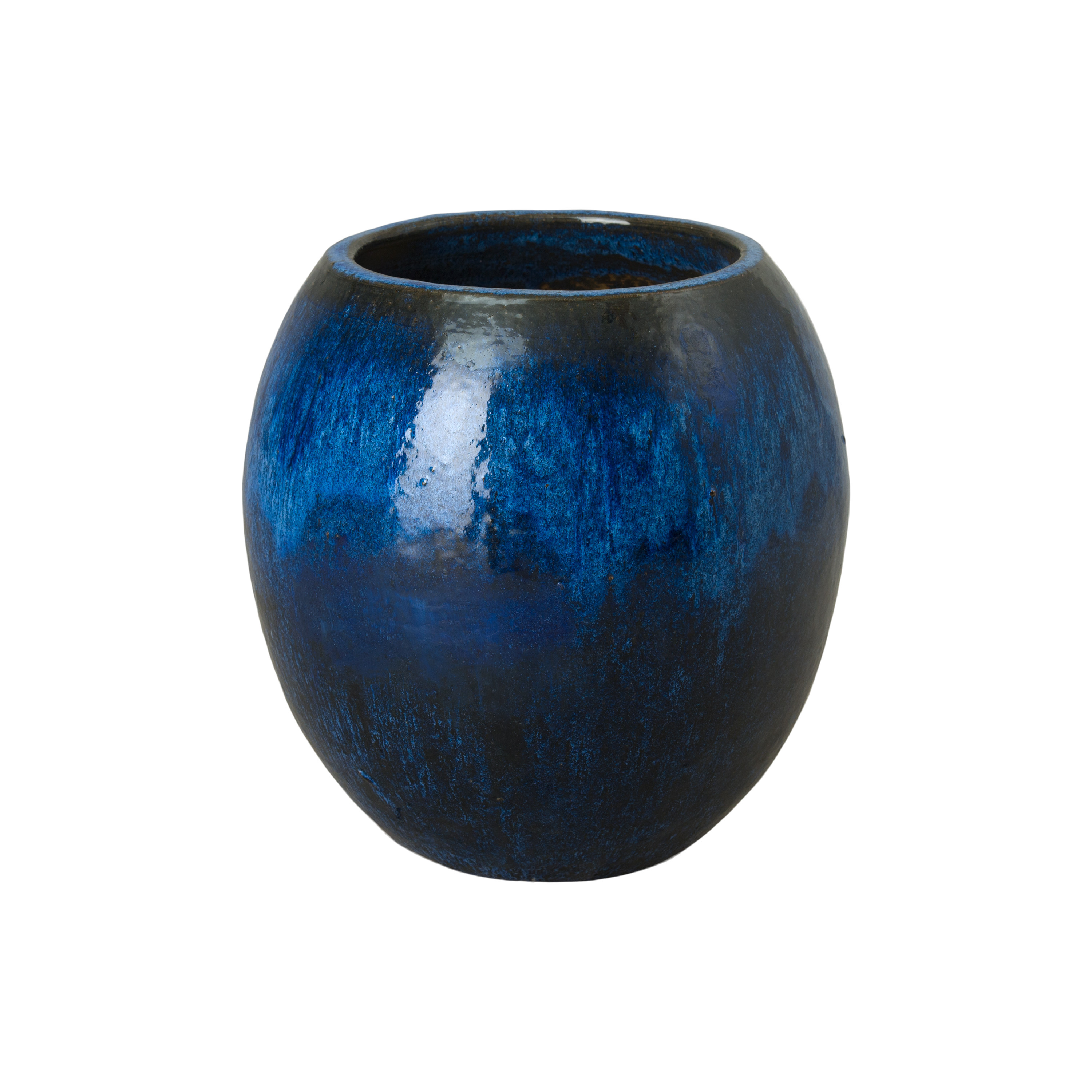 16 in. Ball Ceramic Planter