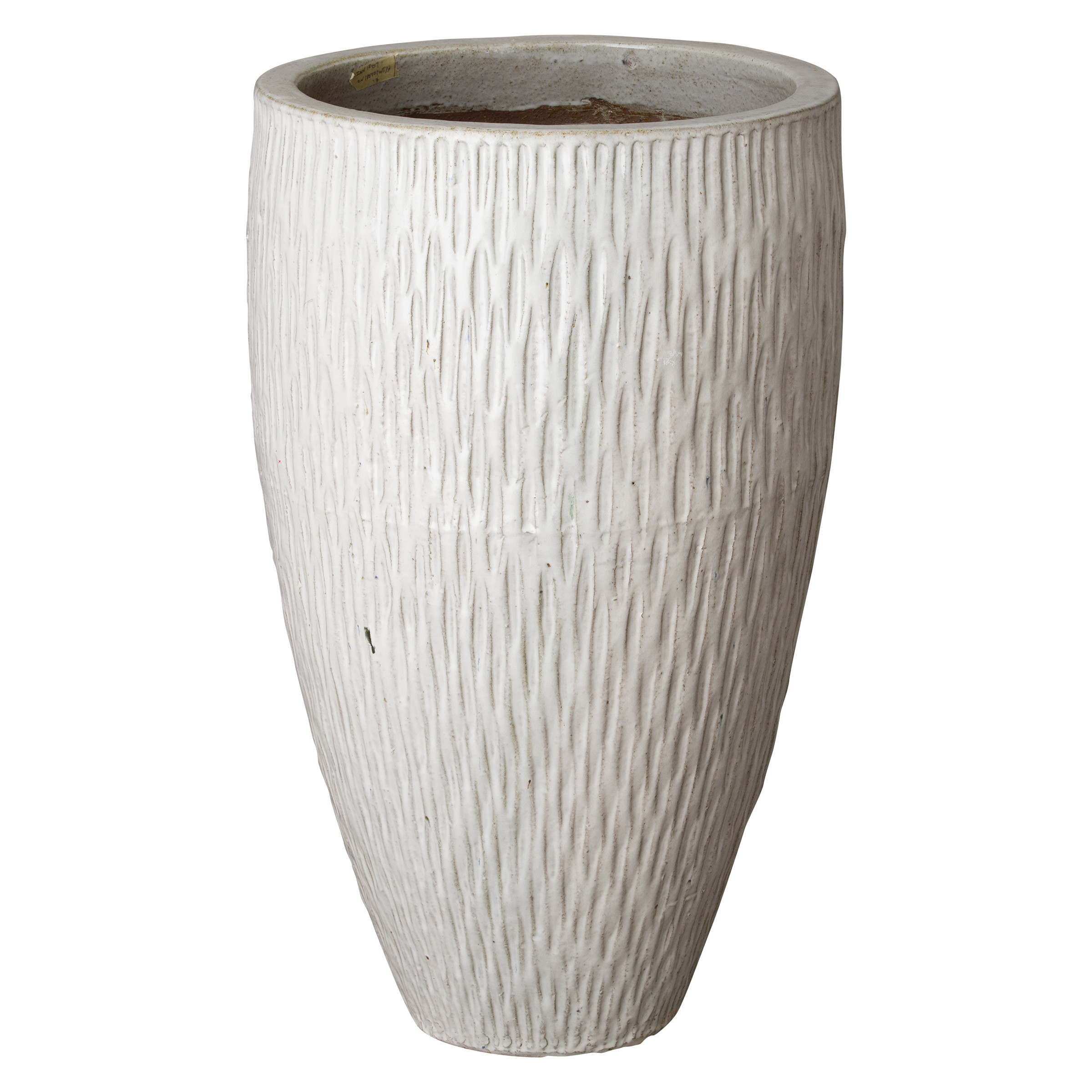 35 in. Tall Round Textured Pot