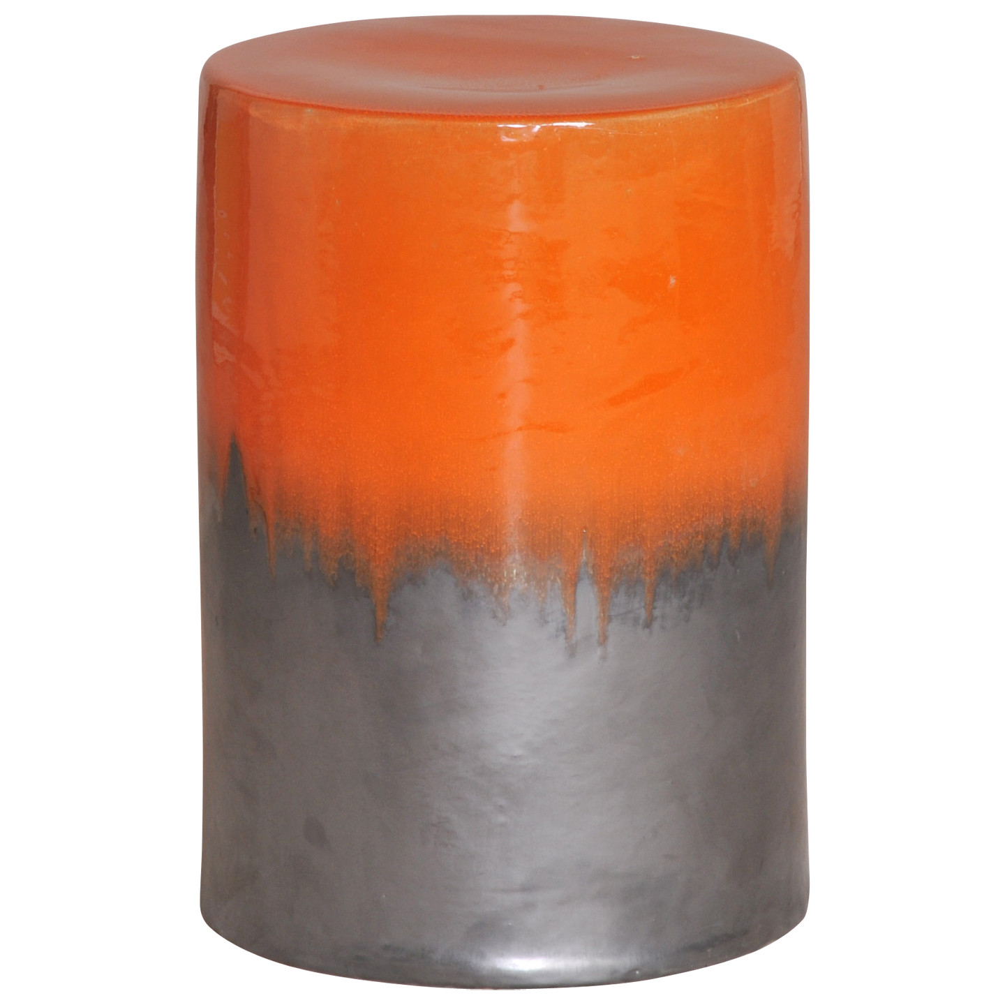 18 in. Two-Tone Garden Stool
