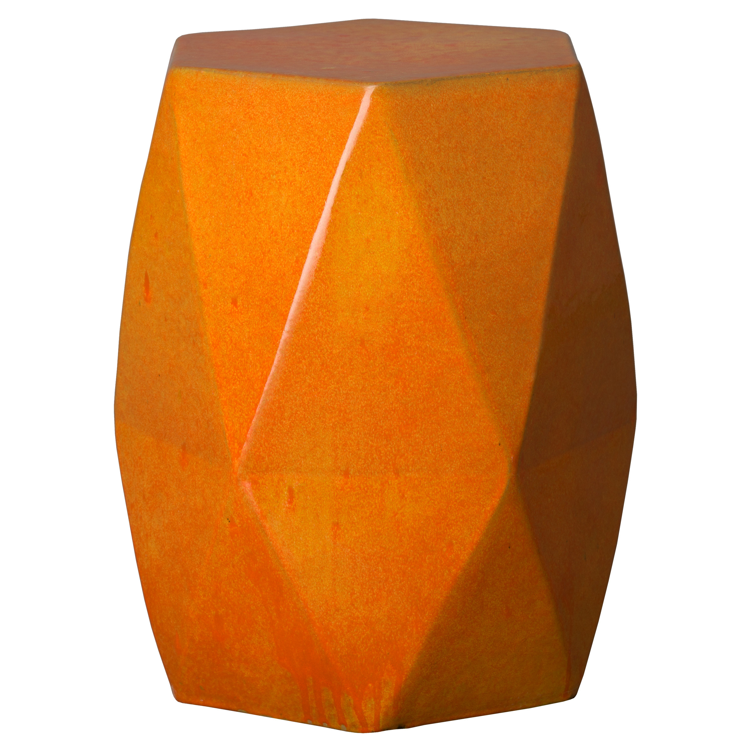 22 in. Brilliant Matrix Garden Stool