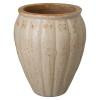 Wave 27 in. Tropical Sand Ceramic Planter