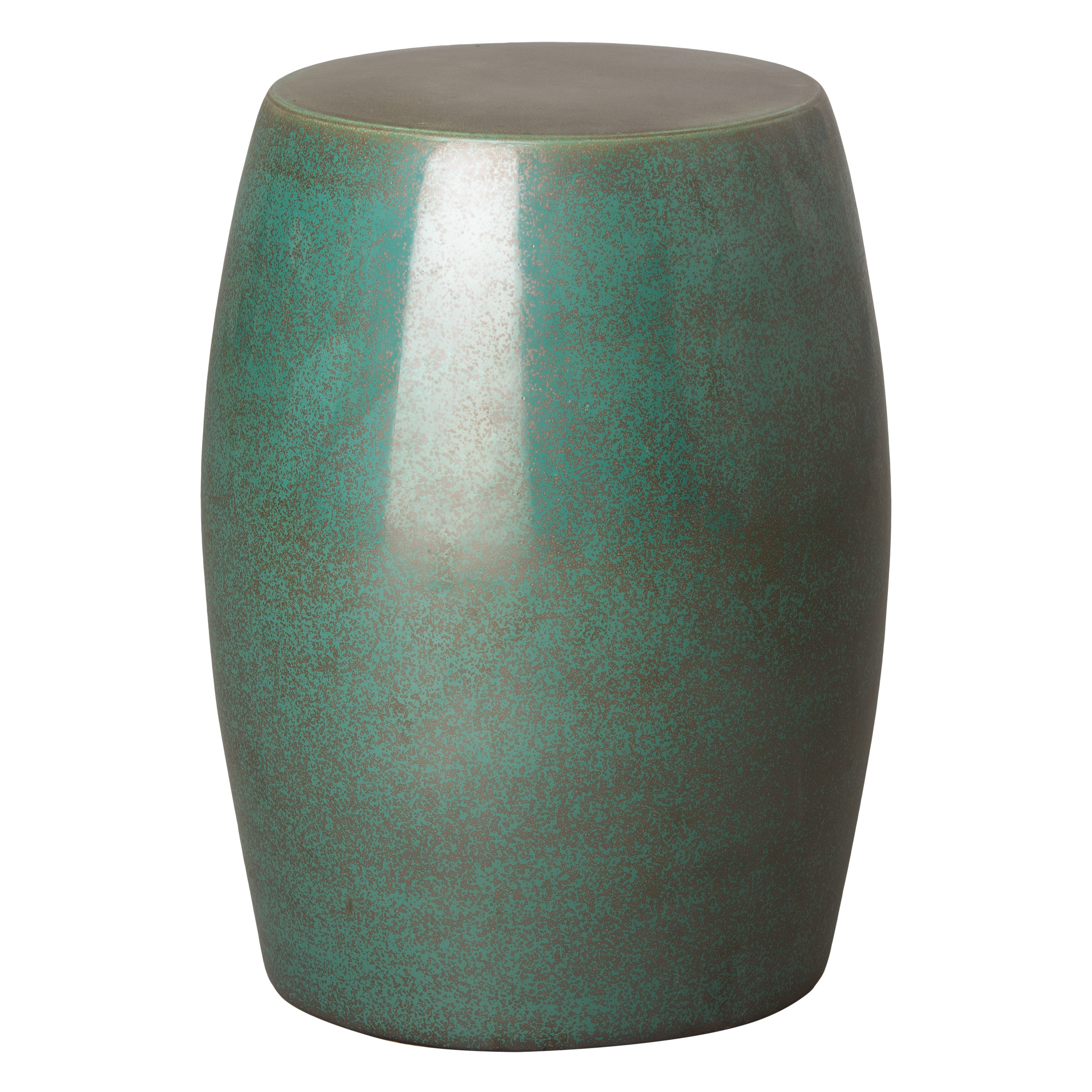 19 in. Smooth Round Garden Stool