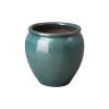 19 in. Round Ceramic Planter