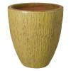 Ripple 29.5 in. Round Teal Ceramic Planter