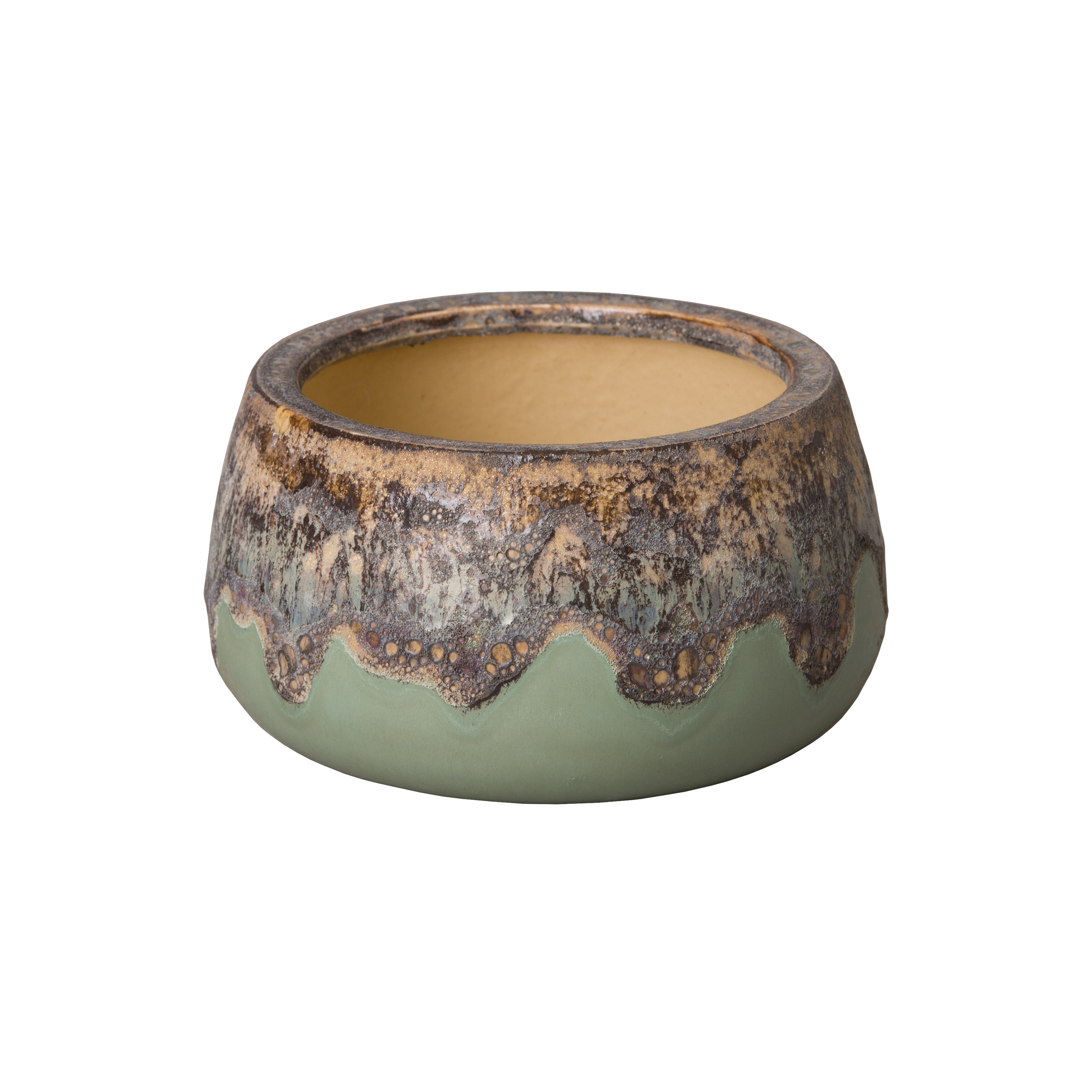 9 in. Dia Shallow Planter