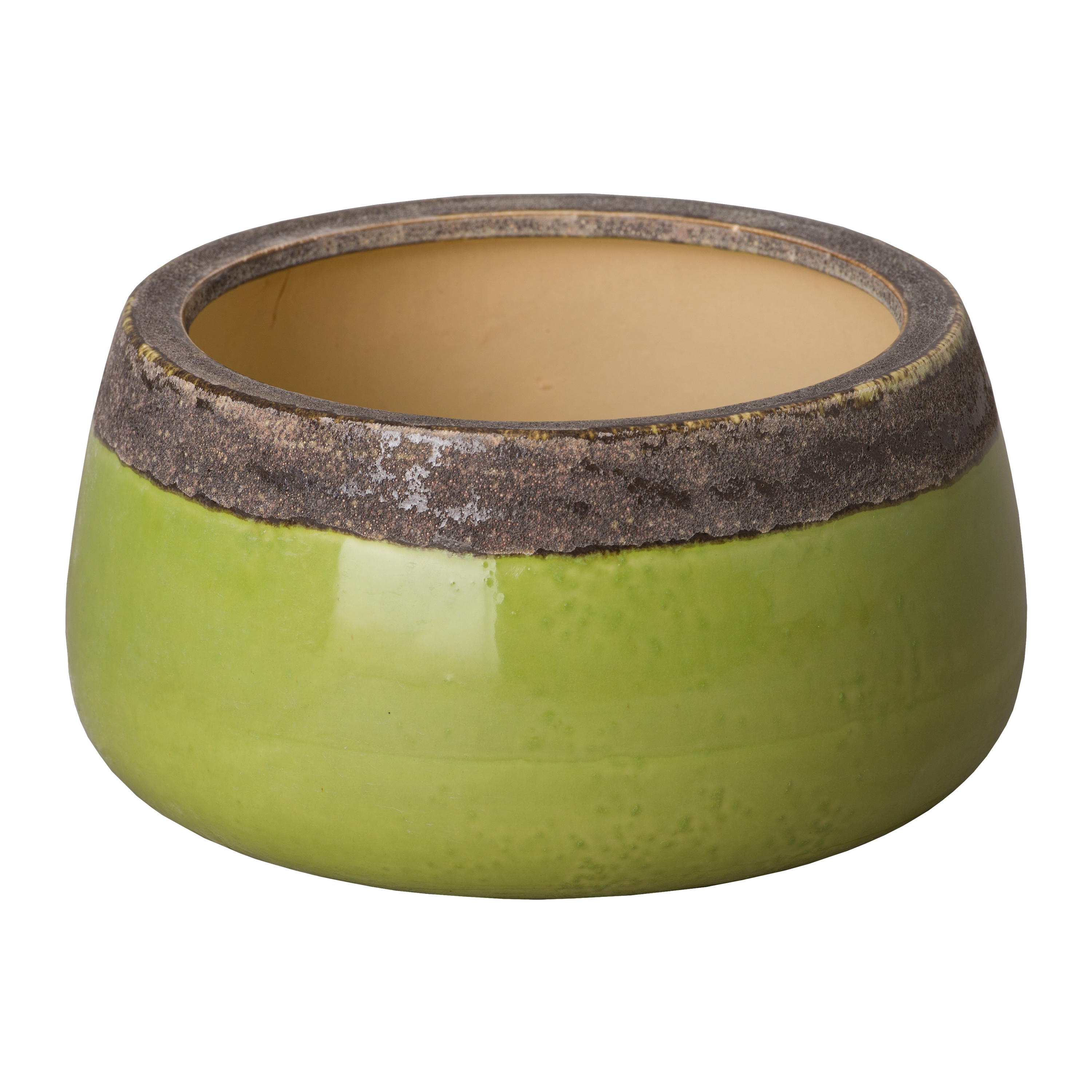 13 in. Dia Shallow Planter