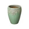 20 in. H Round Ceramic Planter