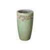 23 in. Tall Round Ceramic Planter