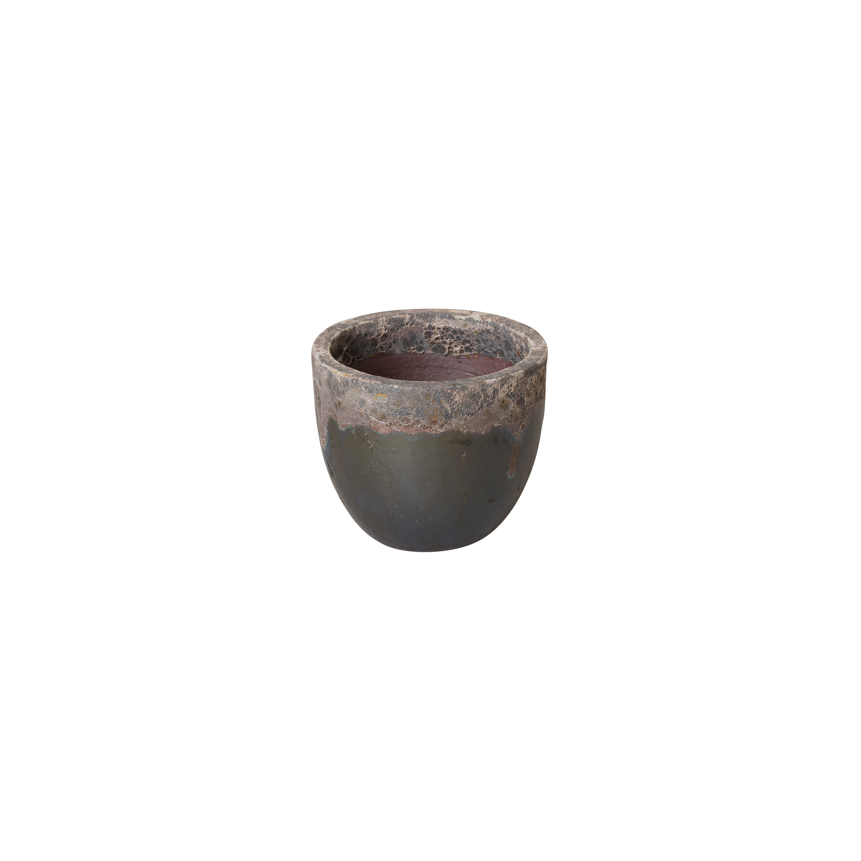 8.5 in. H Round Ceramic Planter