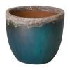 24 in. H Round Ceramic Planter